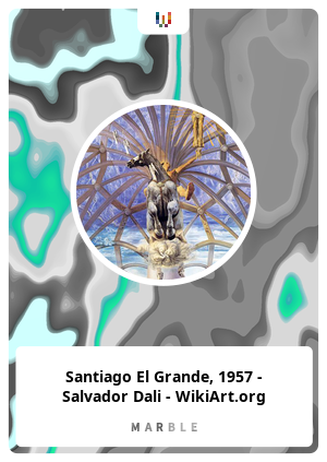 Santiago El Grande, 1957 - Salvador Dali - WikiArt.org