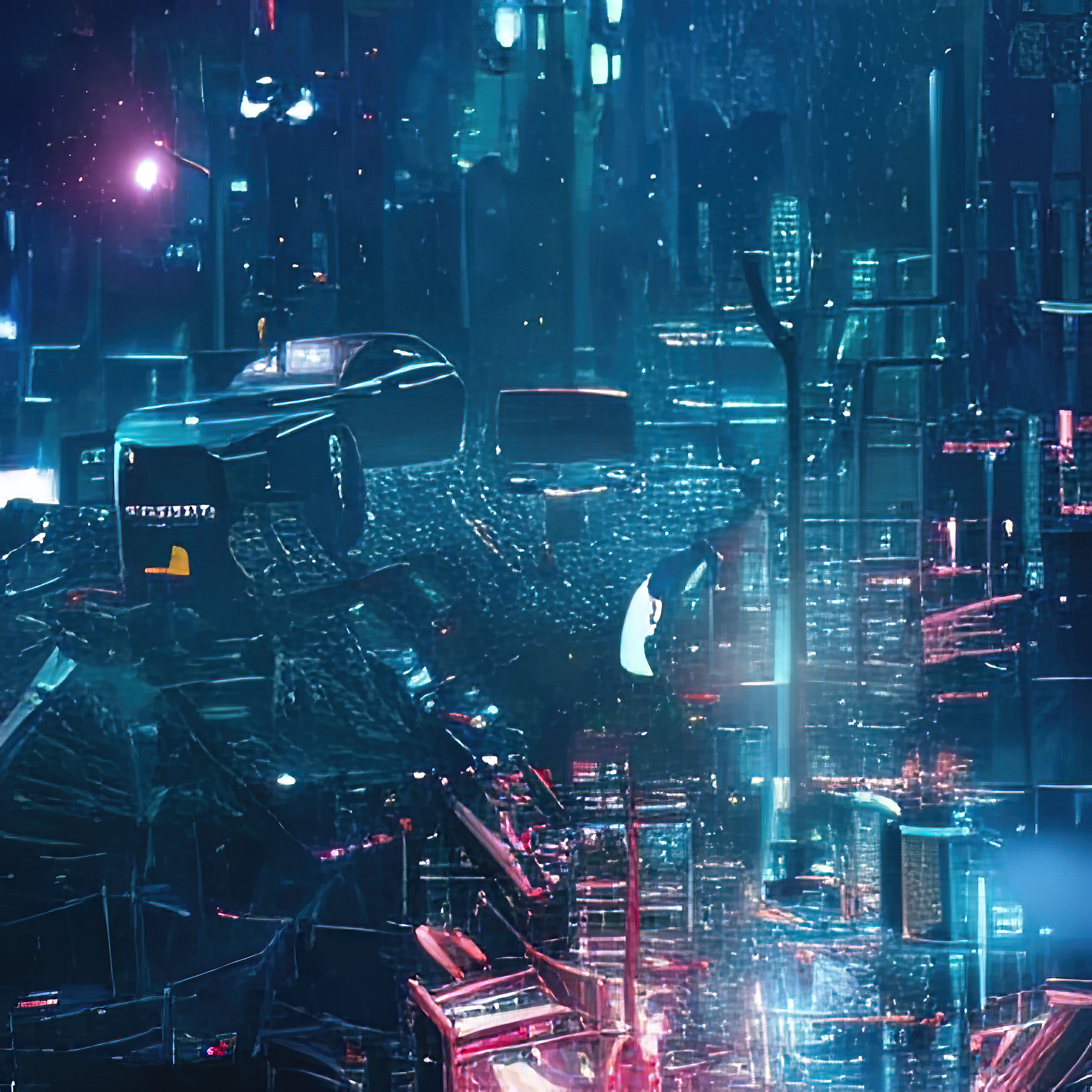 cybepunk city night 485835122