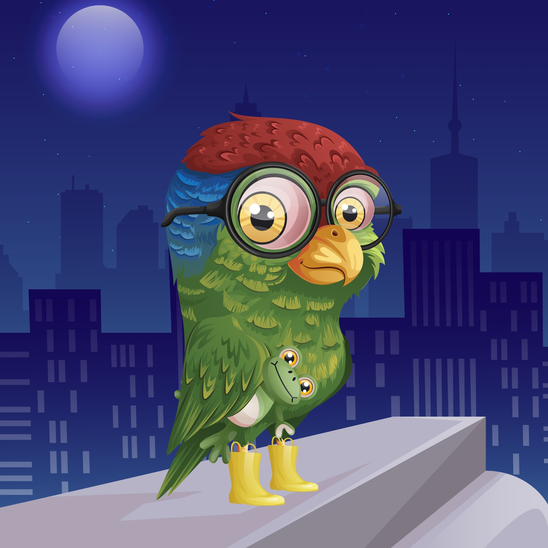 #2045 Parrot Buddy
