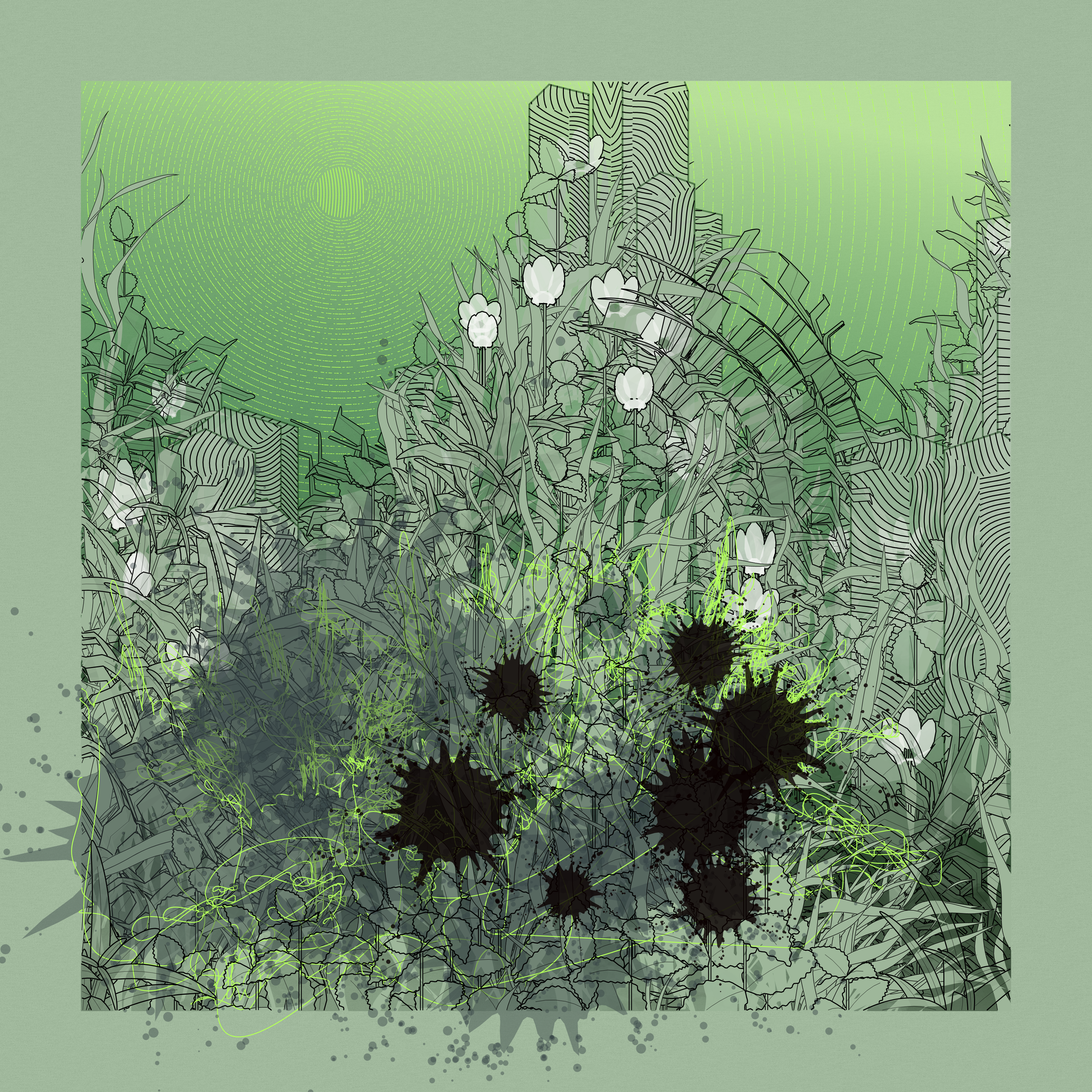 Landscape with Carbon Capture #407