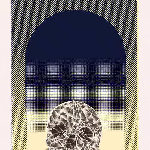 Untitled - Skull in a niche