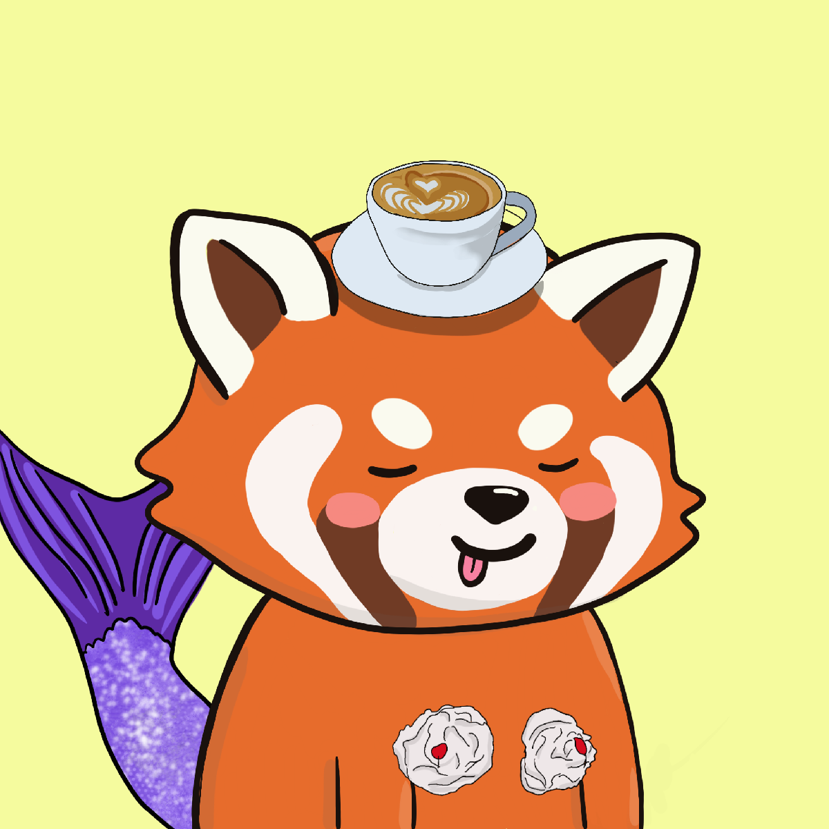 Okay Red Panda #6673