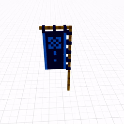 Blue Samurai Flag