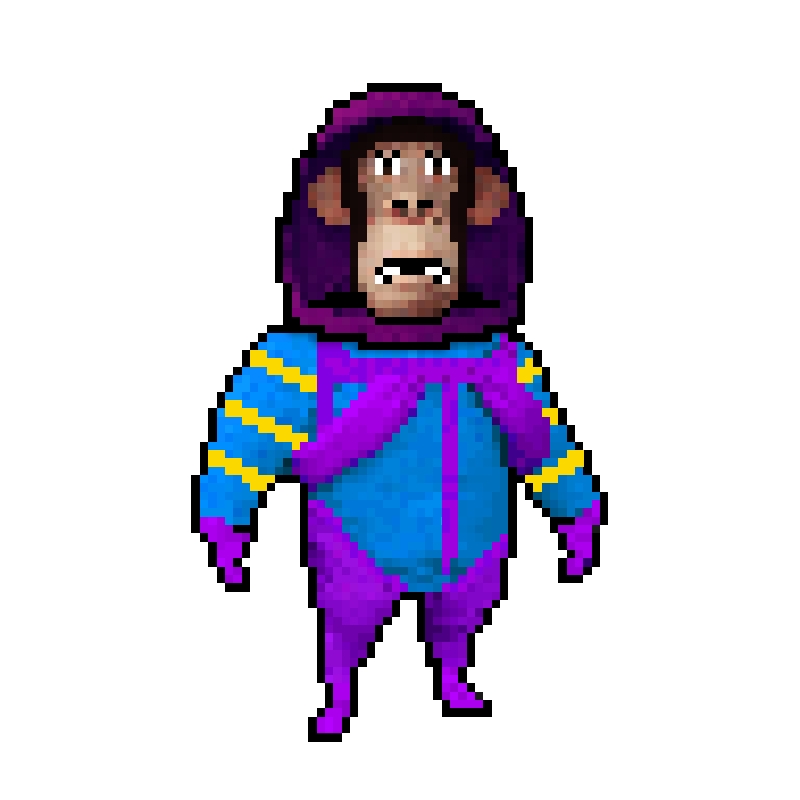 Pixel Radioactive Ape #237