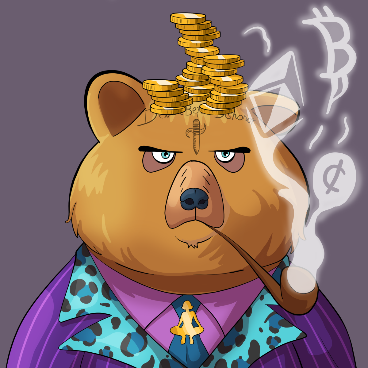 #2012 • Chunky Thorny Toffee Bear