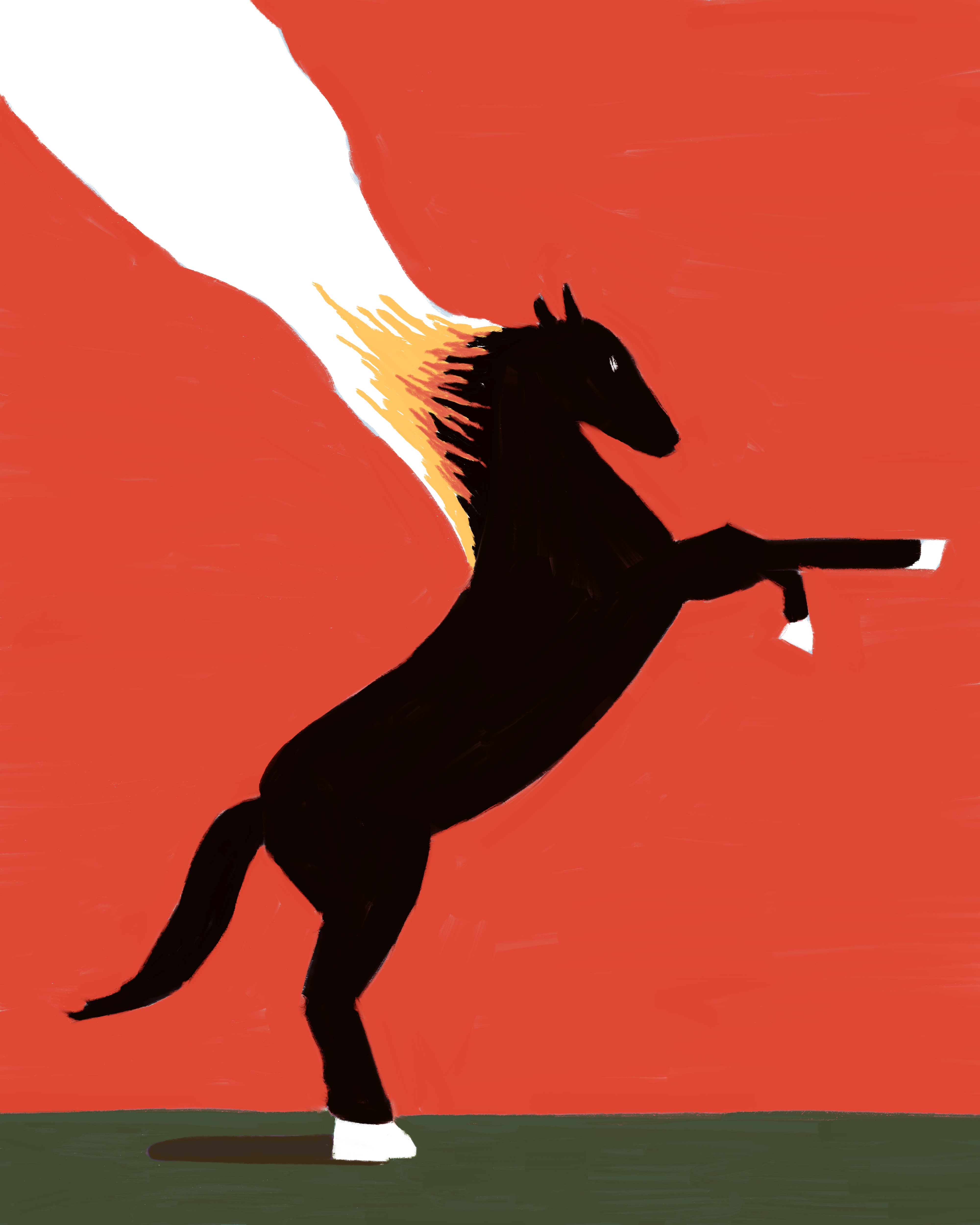 The Burning Horse #2/50