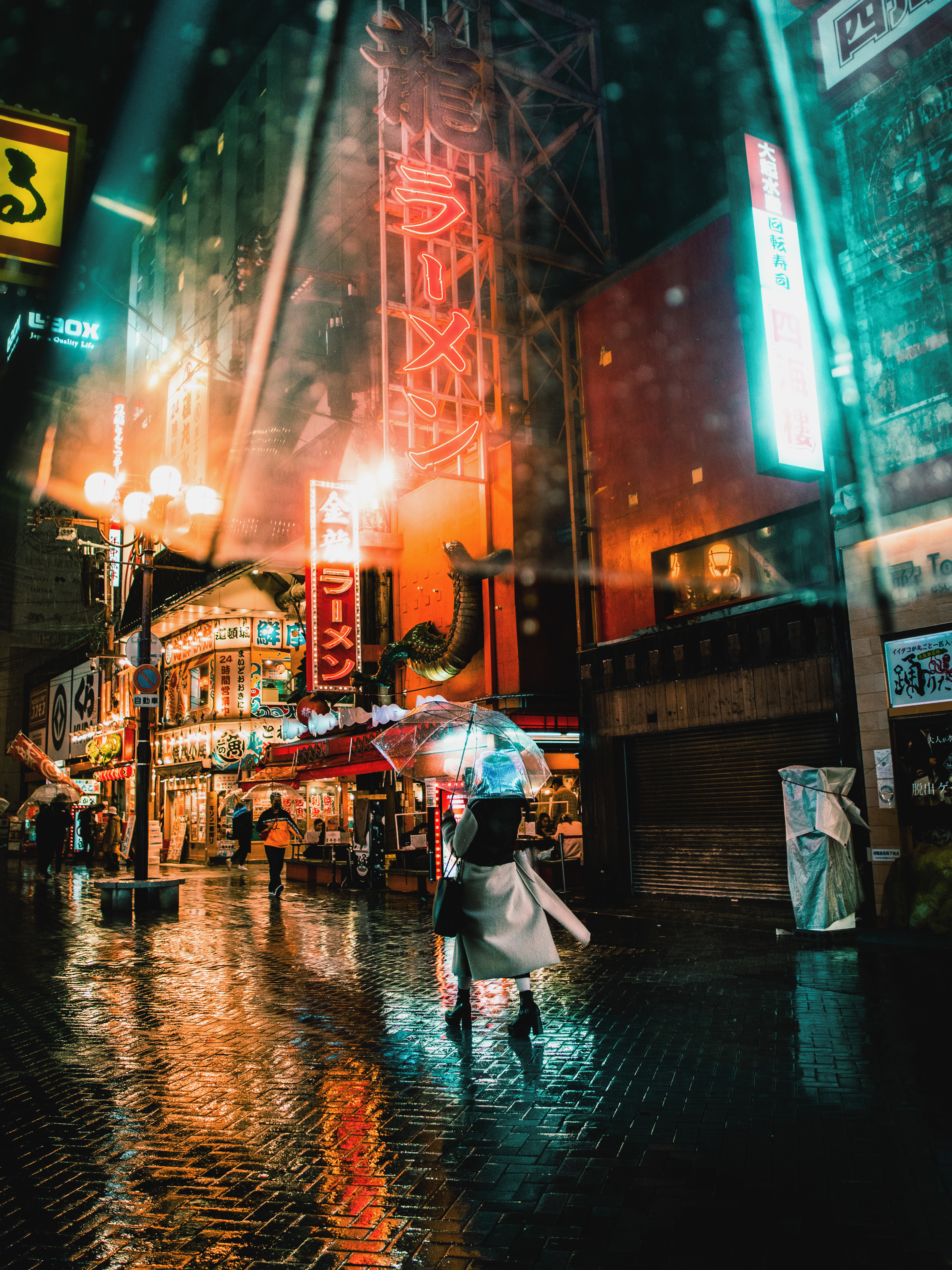 Wind in the umbrella
