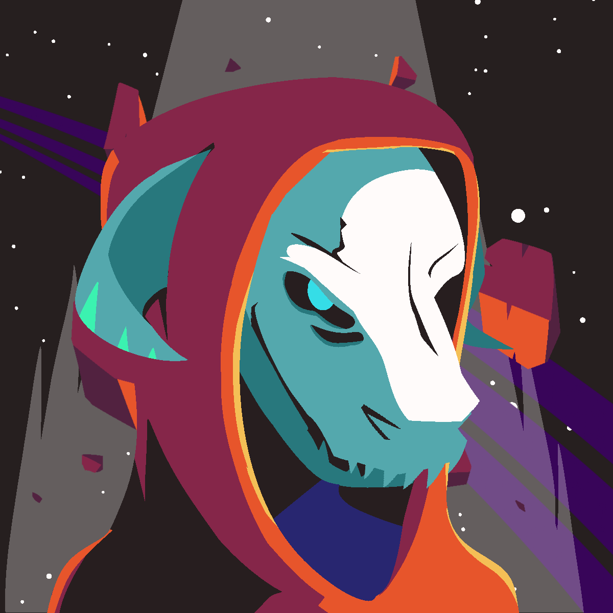 Space Pirate Vizard, The Veiled Survivor