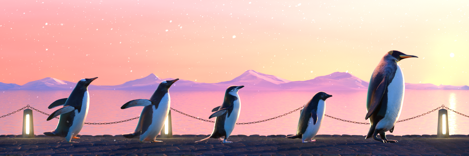 Five Penguins #2964