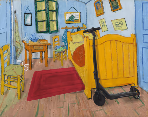 Vincent's room in Arles - VAN GOGH (FALSE!)