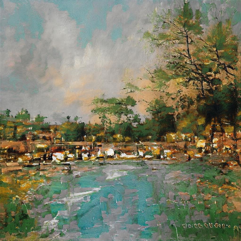 idyllic village