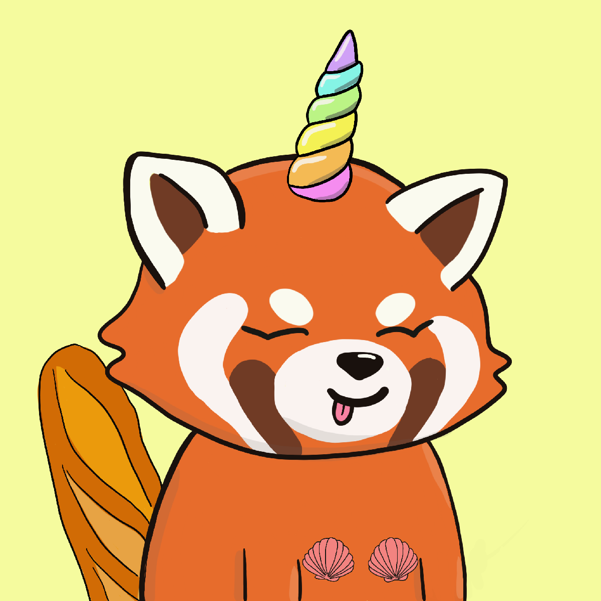 Okay Red Panda #7039