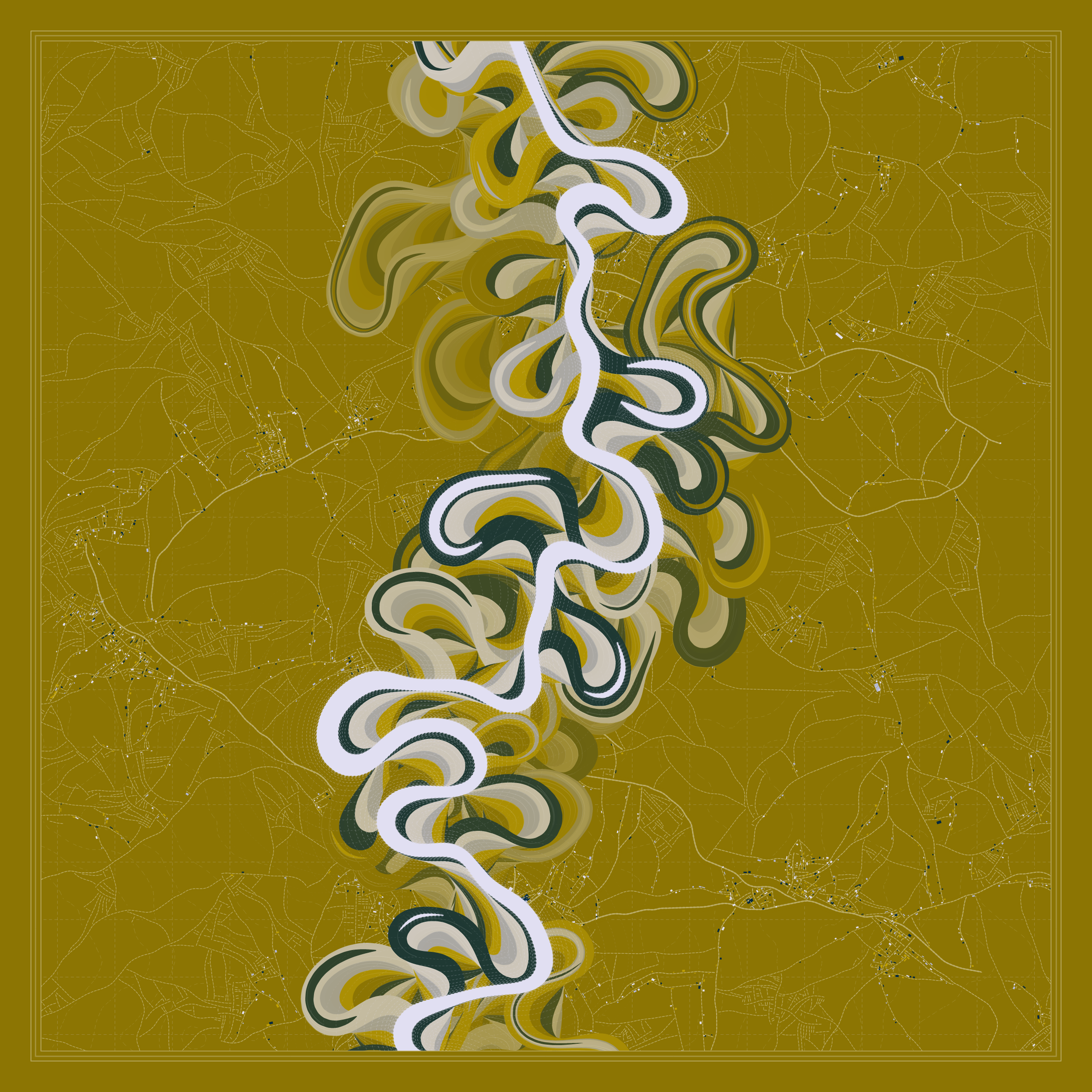 Ancient Courses of Fictional Rivers #43