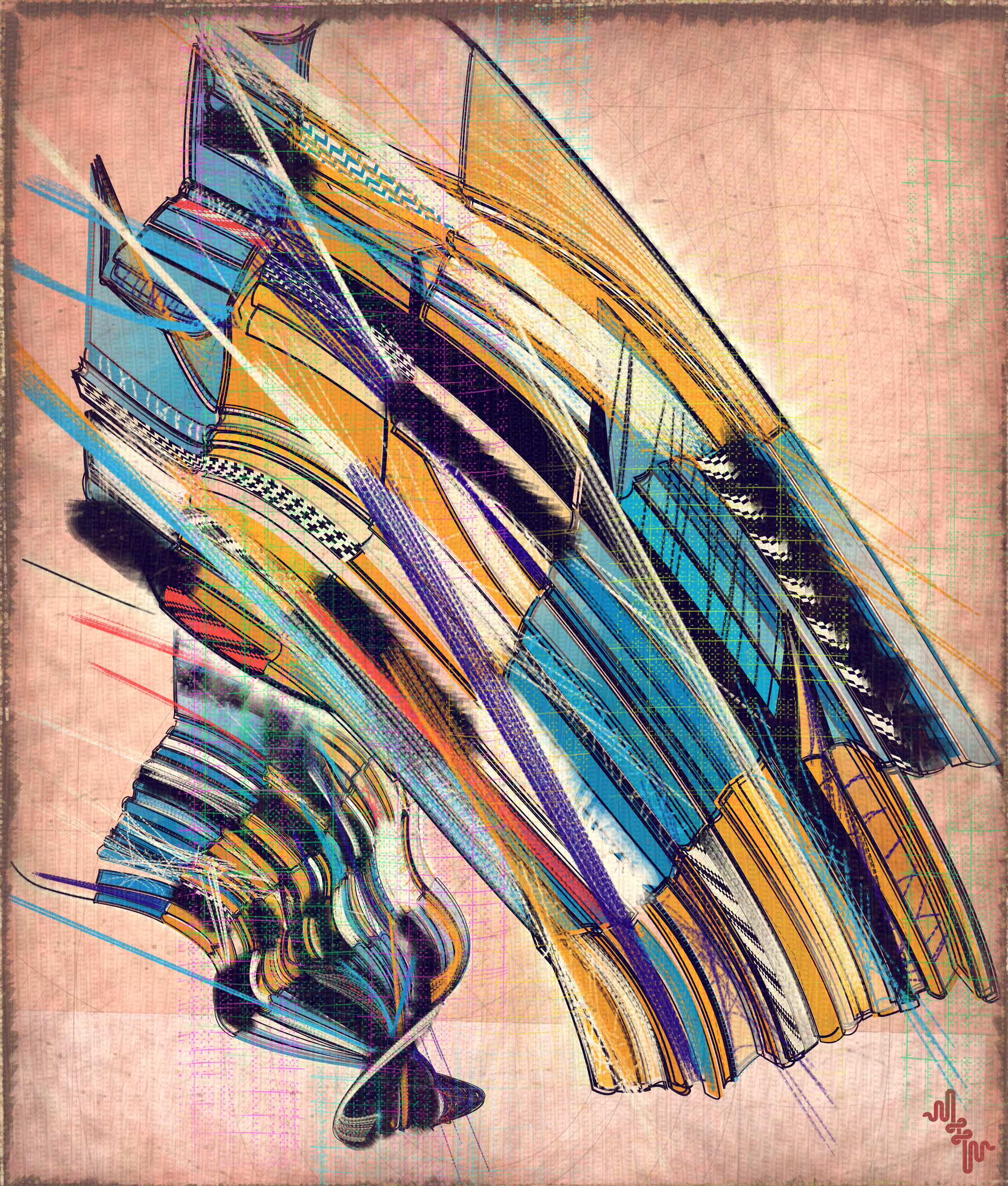 Amplitudes of Canvas #178
