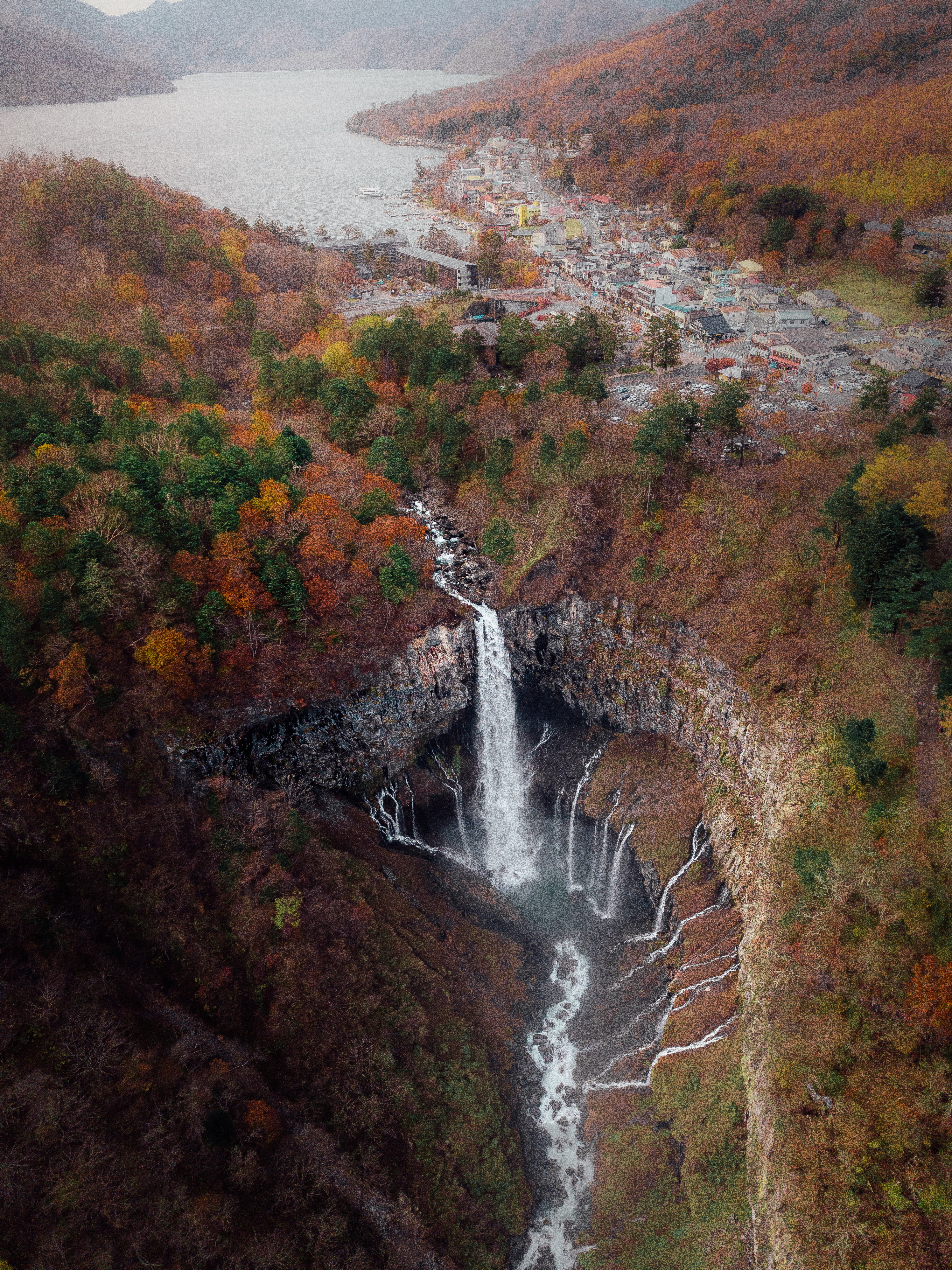Kegon Falls Foliage