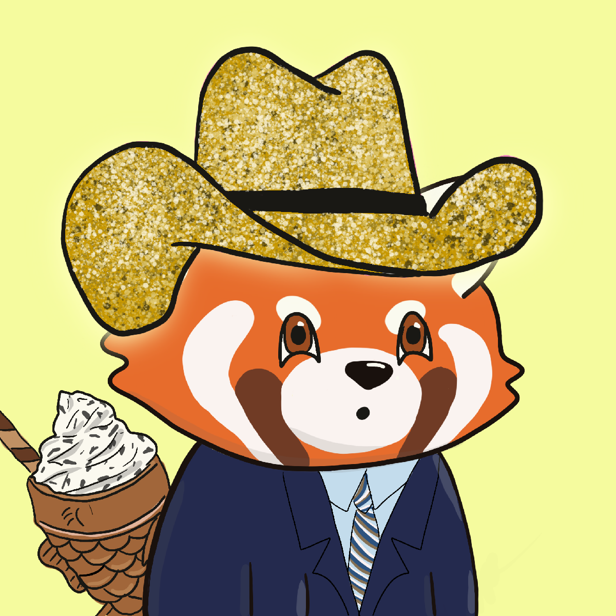 Okay Red Panda #7462