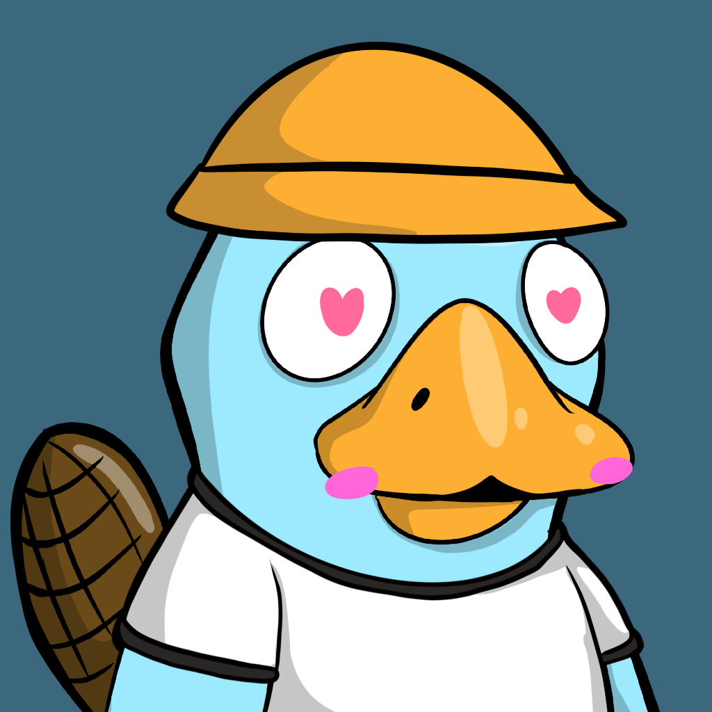 Perky Platypus  #3632