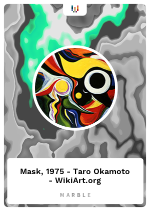 Mask, 1975 - Taro Okamoto - WikiArt.org