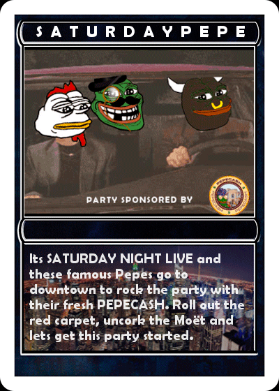 SATURDAYPEPE | Series 13 Card 5
