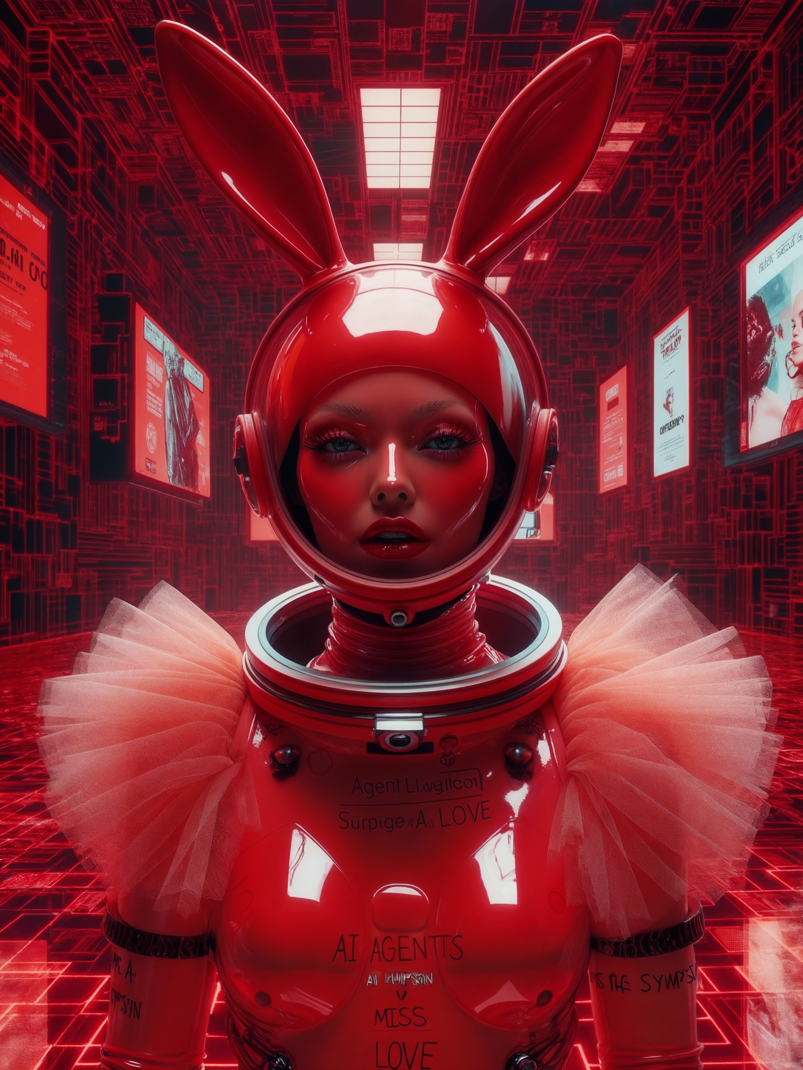 MISS AI AGENT 27 — Miss AL Simpson, Scottish cryptoartist