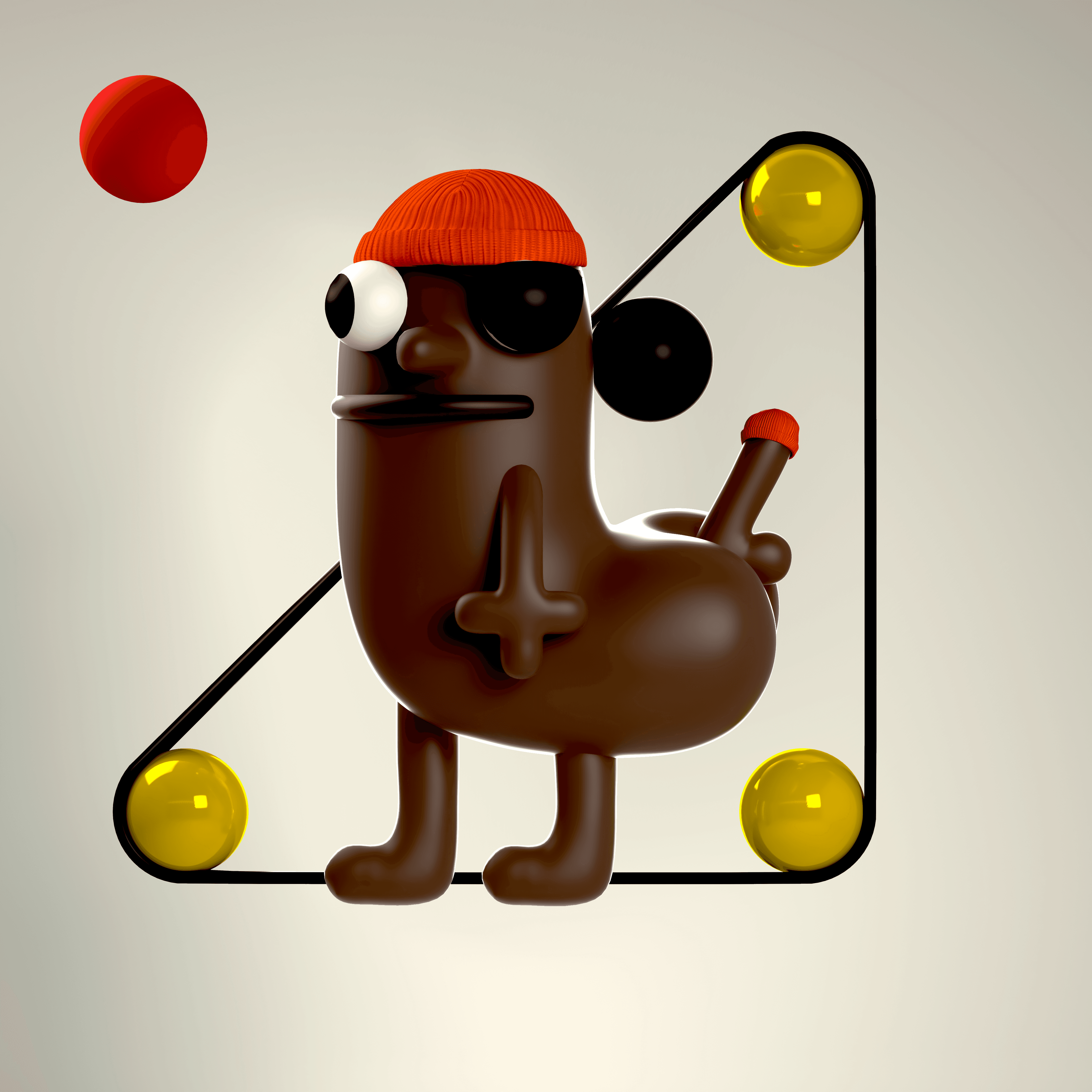 3D CryptoDickbutt #39
