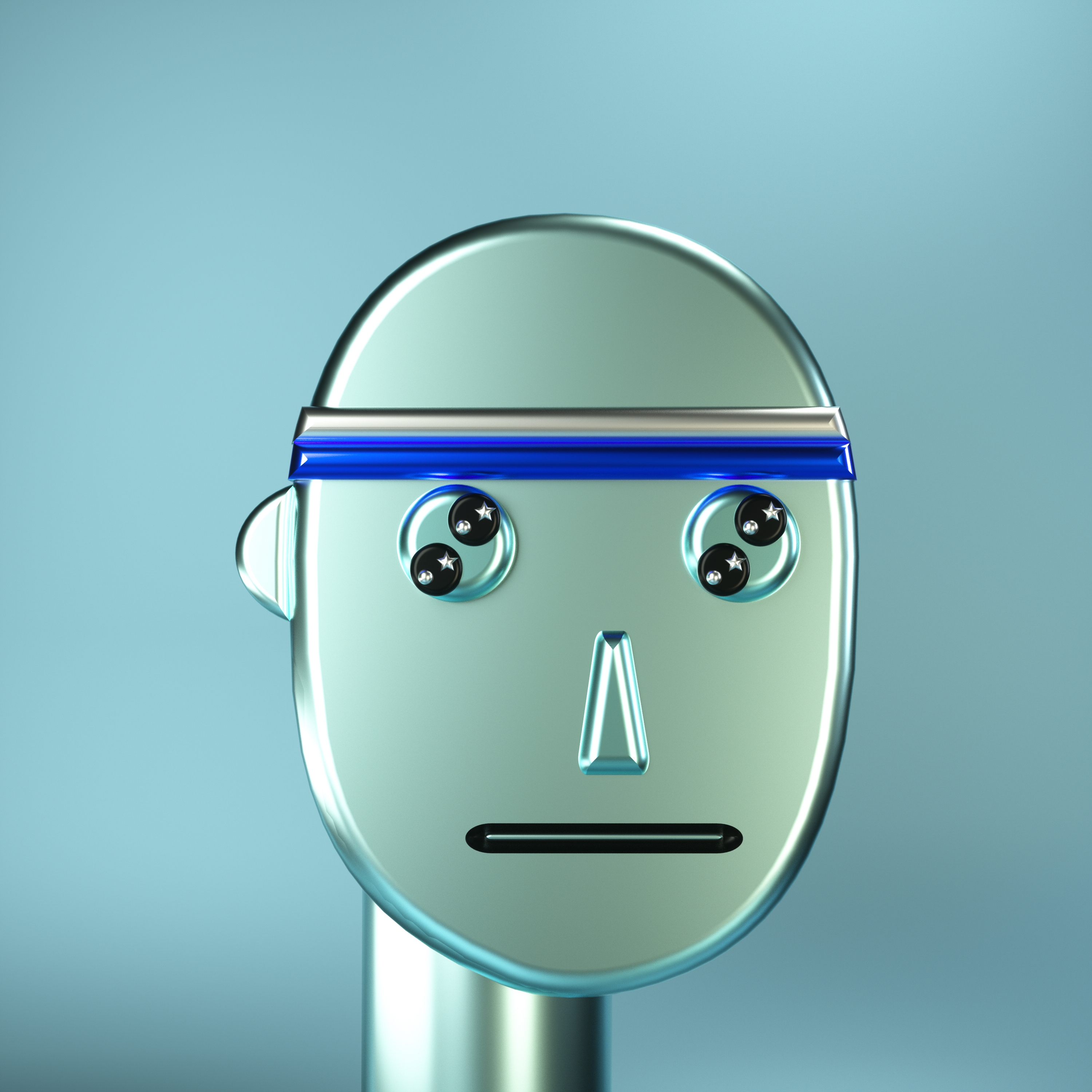 3D Chrome Punk #1108
