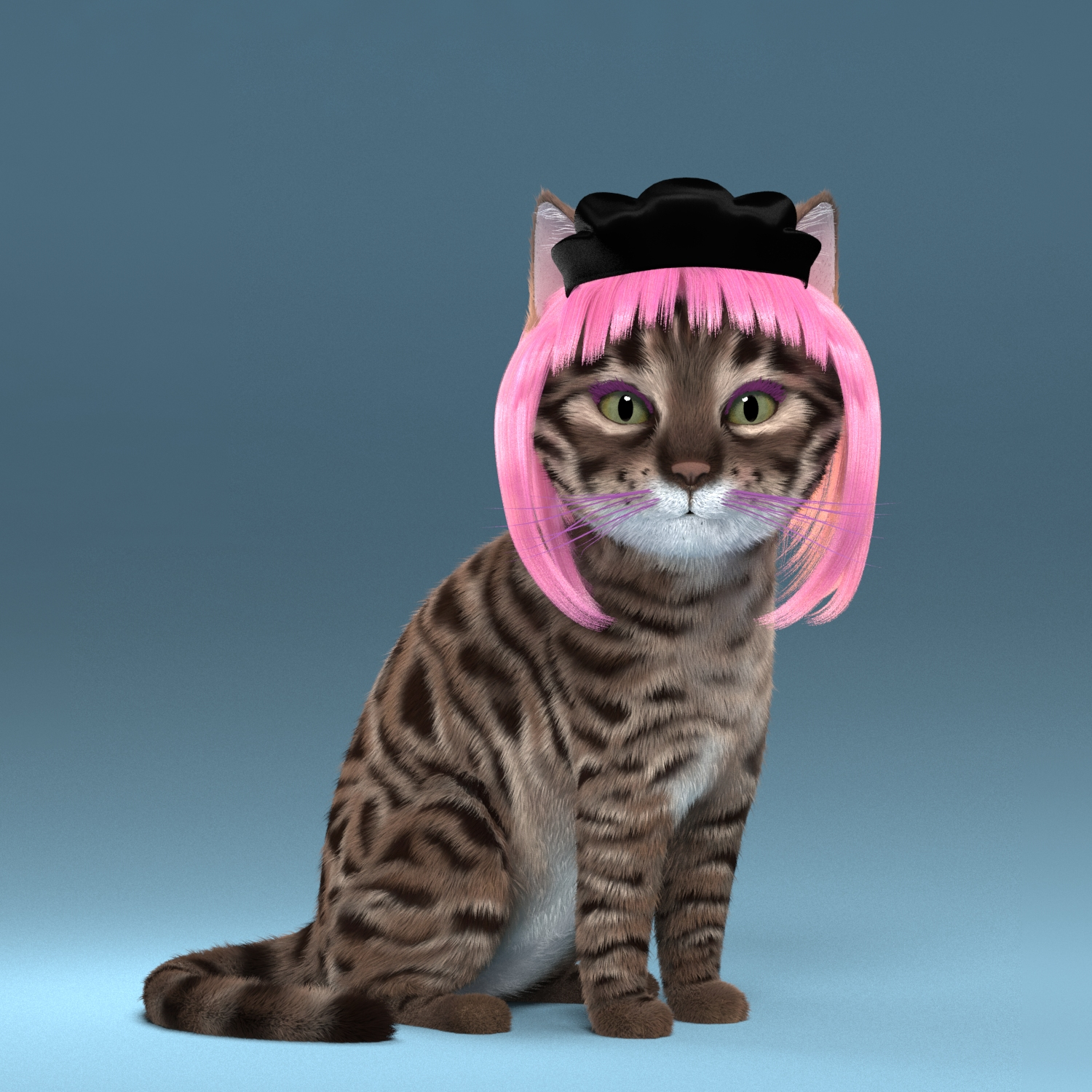 Fluffy PunkCat #4346