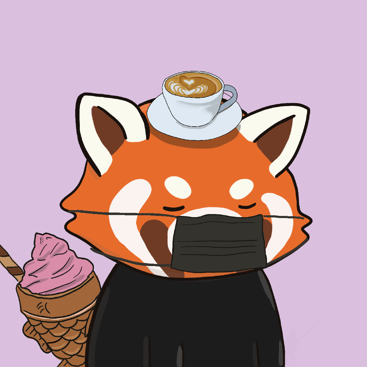 Okay Red Panda #7292
