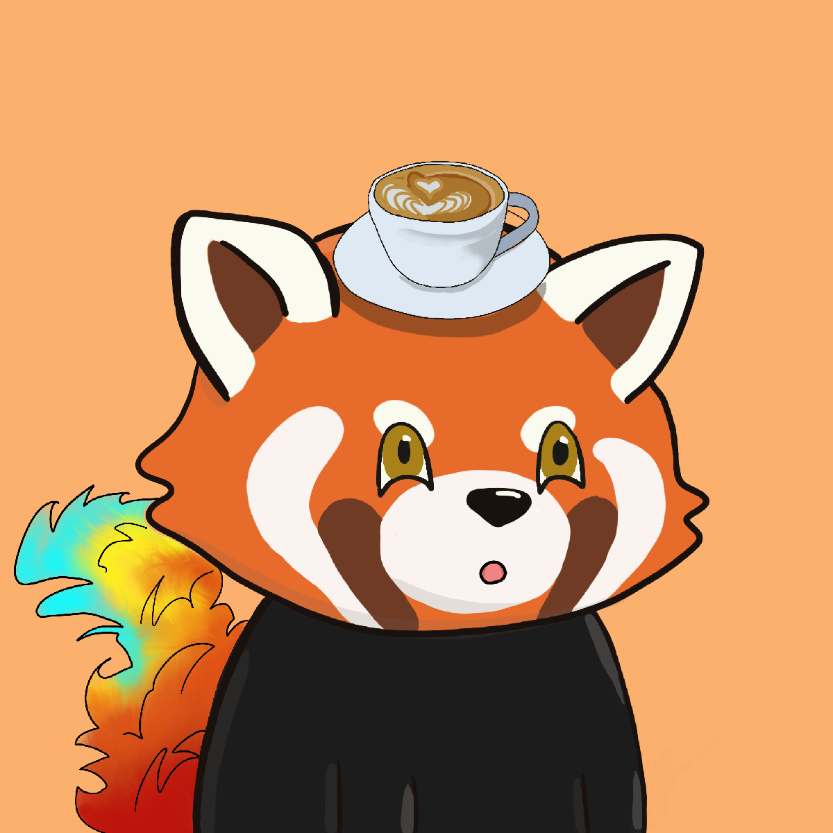 Okay Red Panda #7457