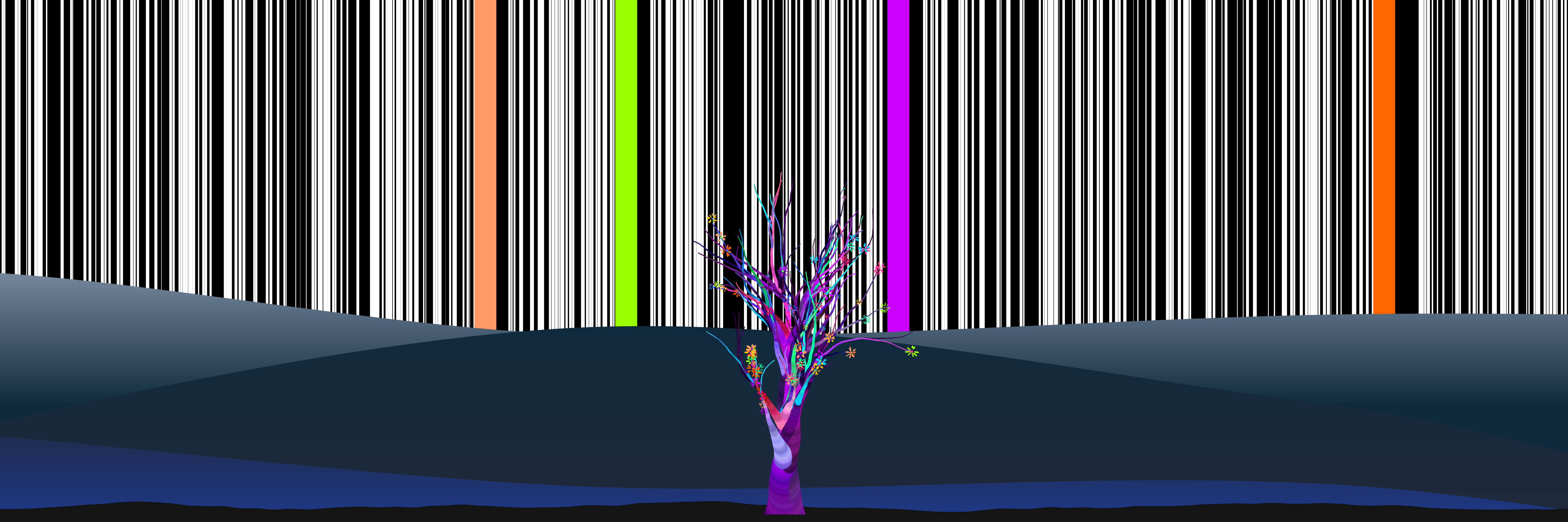 Coded Flowering Banner #076