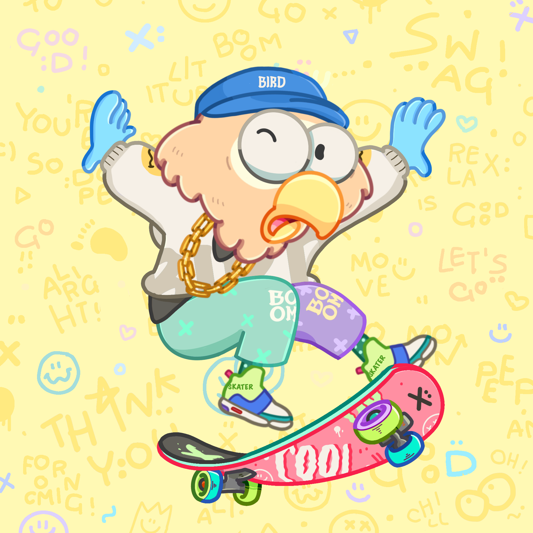 SkaterBirds #519