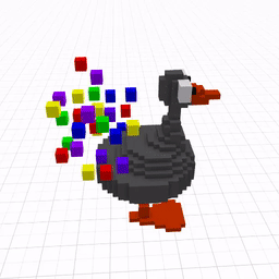 The voxel duck