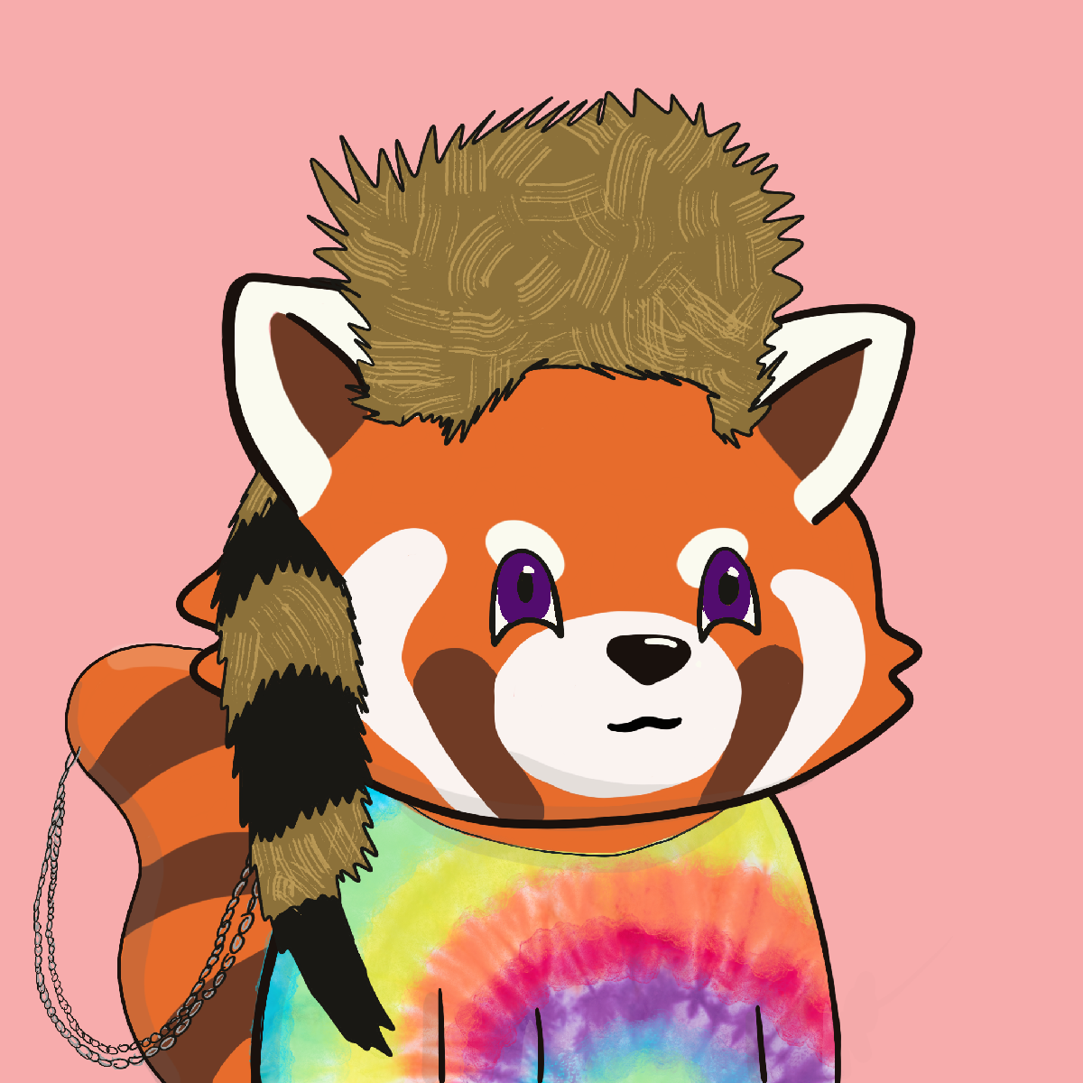 Okay Red Panda #6734