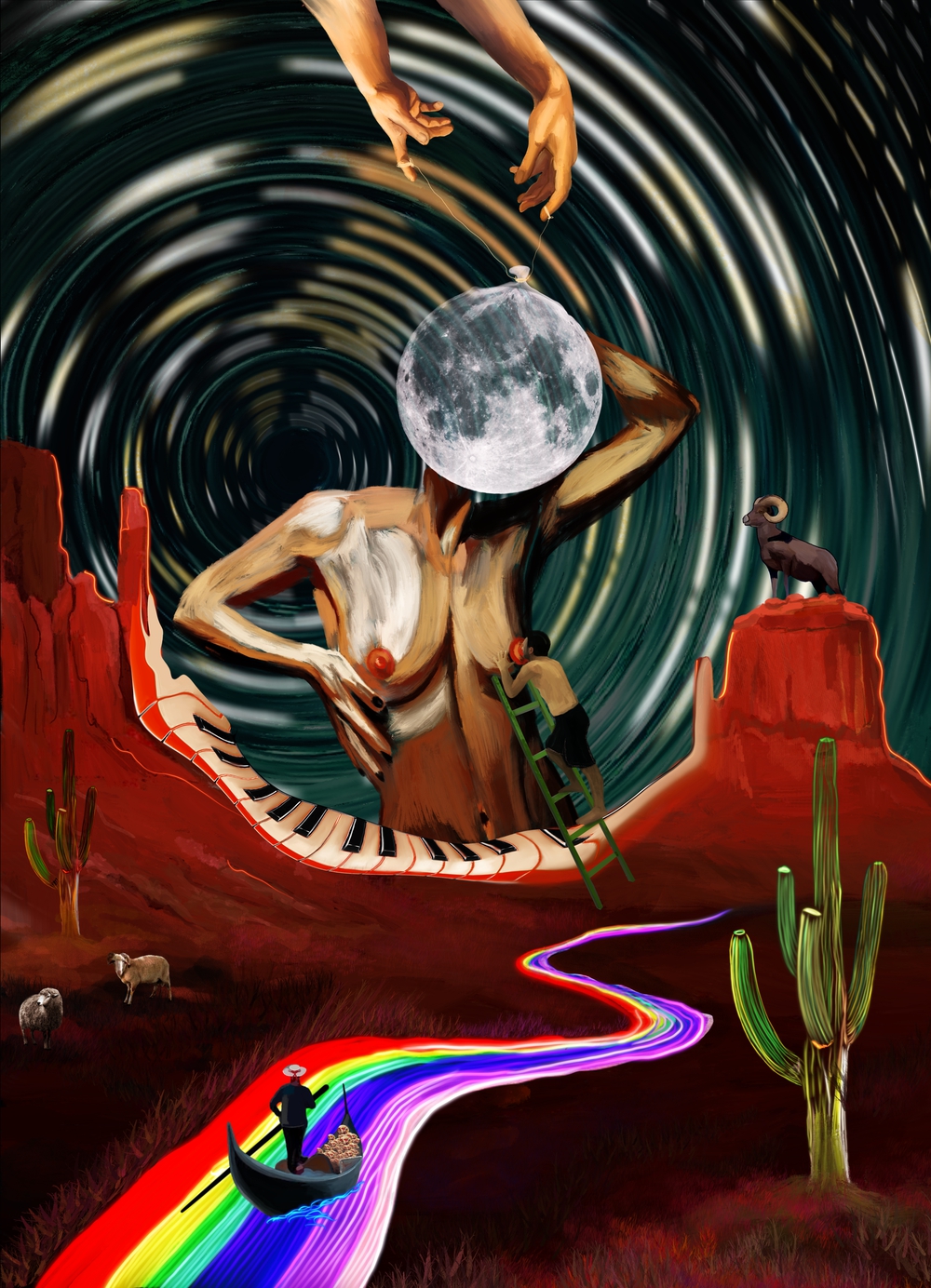 Fantasy of Moon Goddess