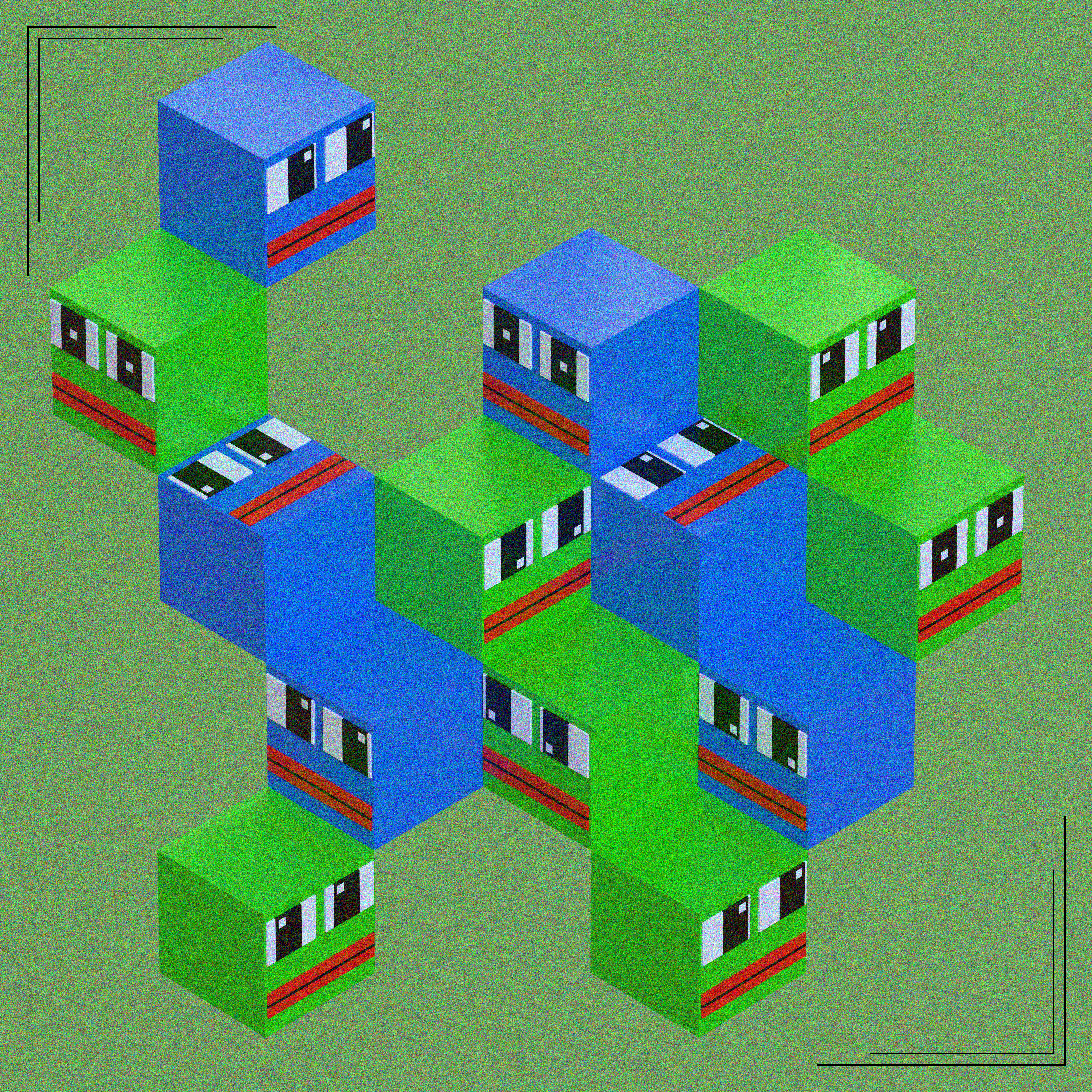 Isometric Pepe #6