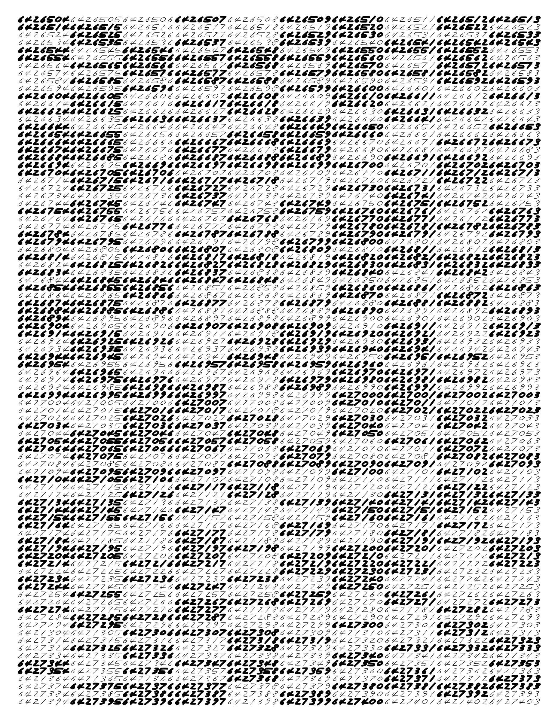 Endless (5,607,250 to Infinity) #2816
