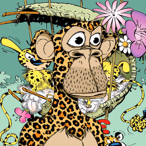 Bored Ape With Background #015