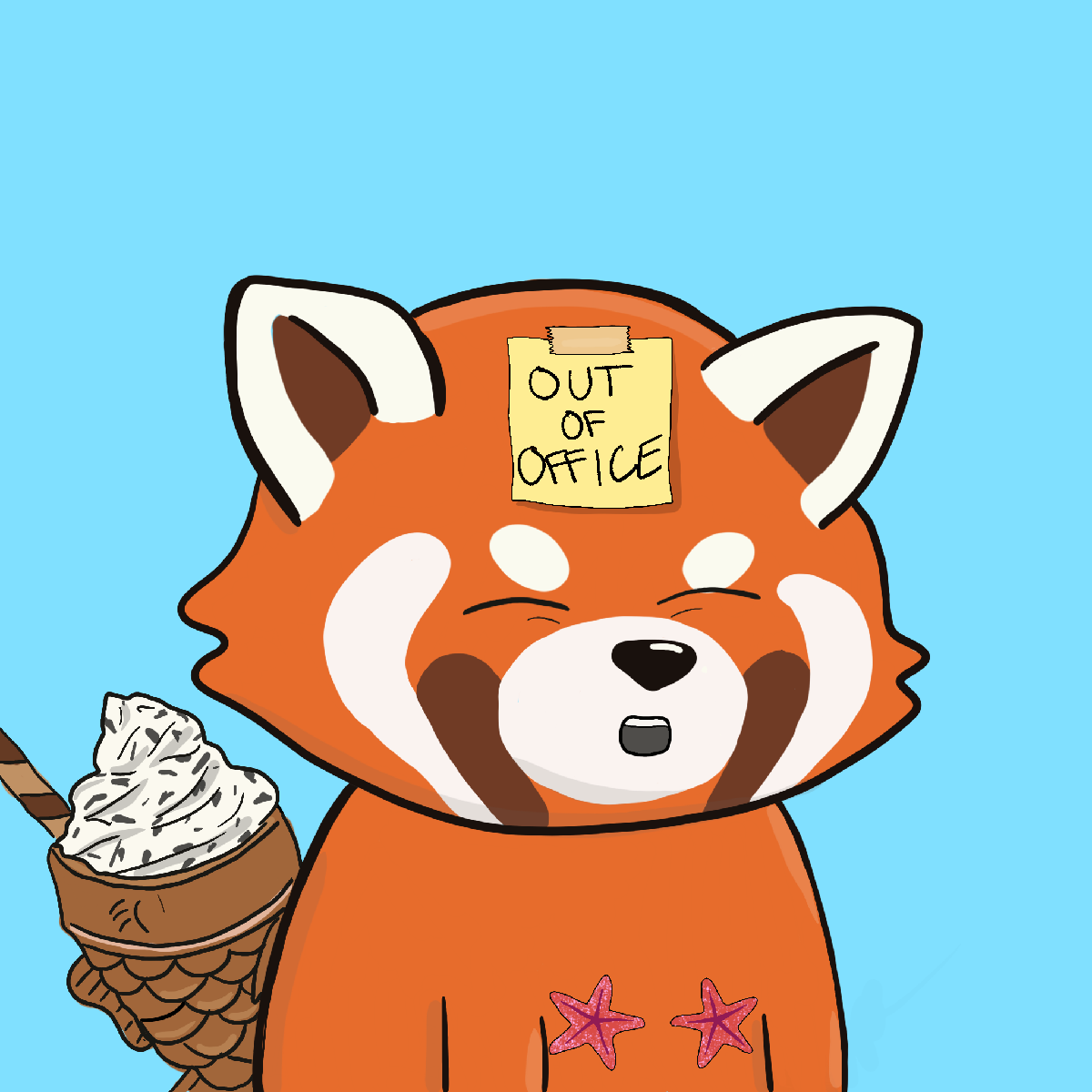 Okay Red Panda #7122