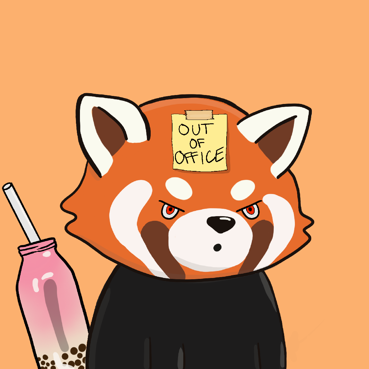 Okay Red Panda #7439