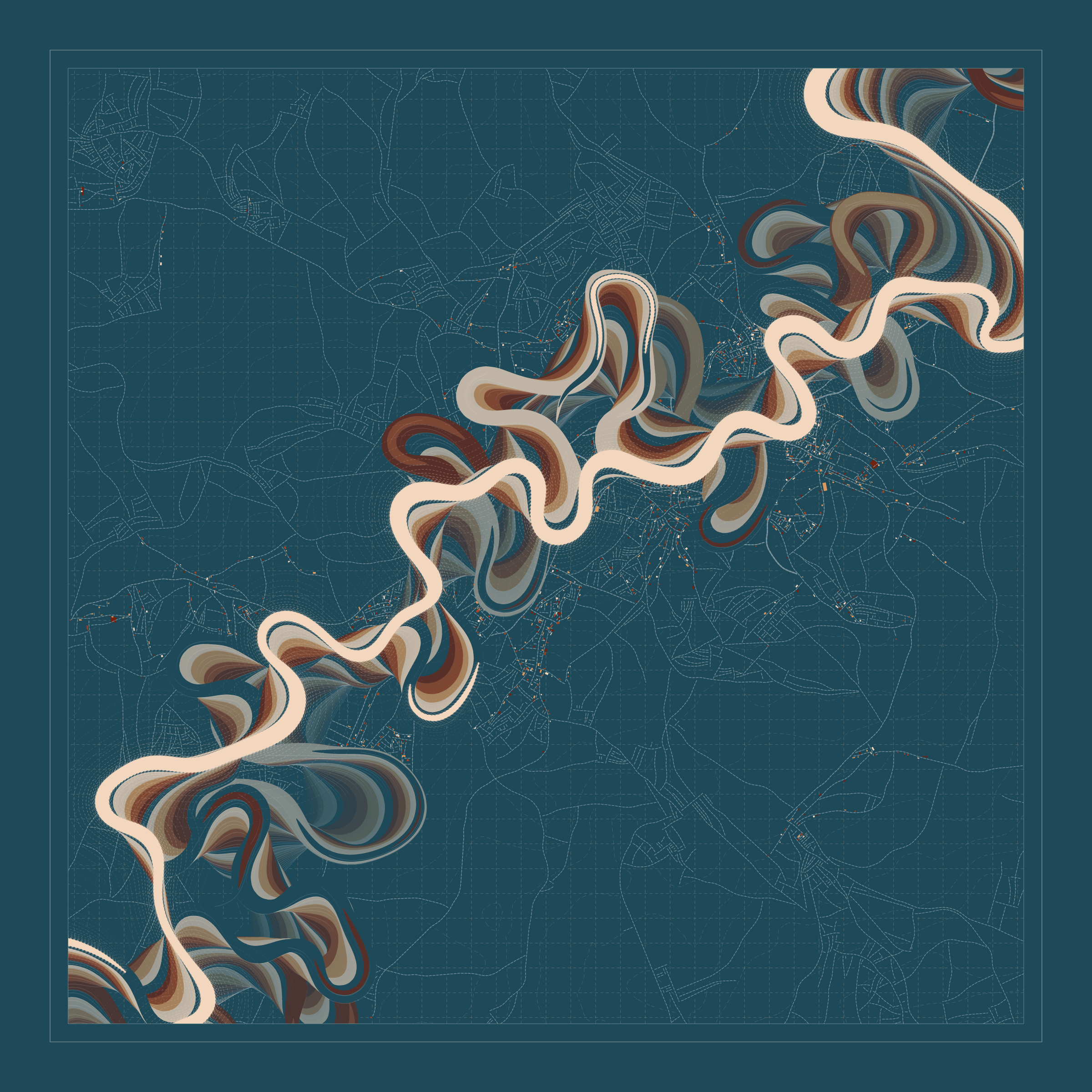 Ancient Courses of Fictional Rivers #435