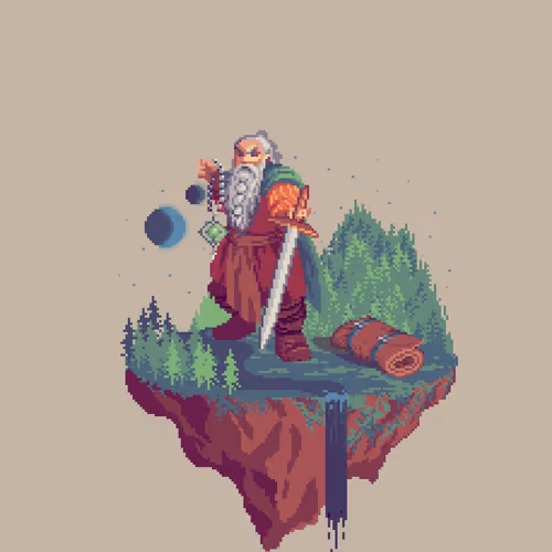 Silver Dwarf Sanctuary Cleric from The Forest + Bedroll