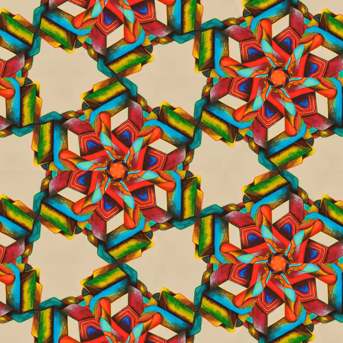 #2001 by @karmafly, invited by @zaneblainart, Geometric Meditation 1