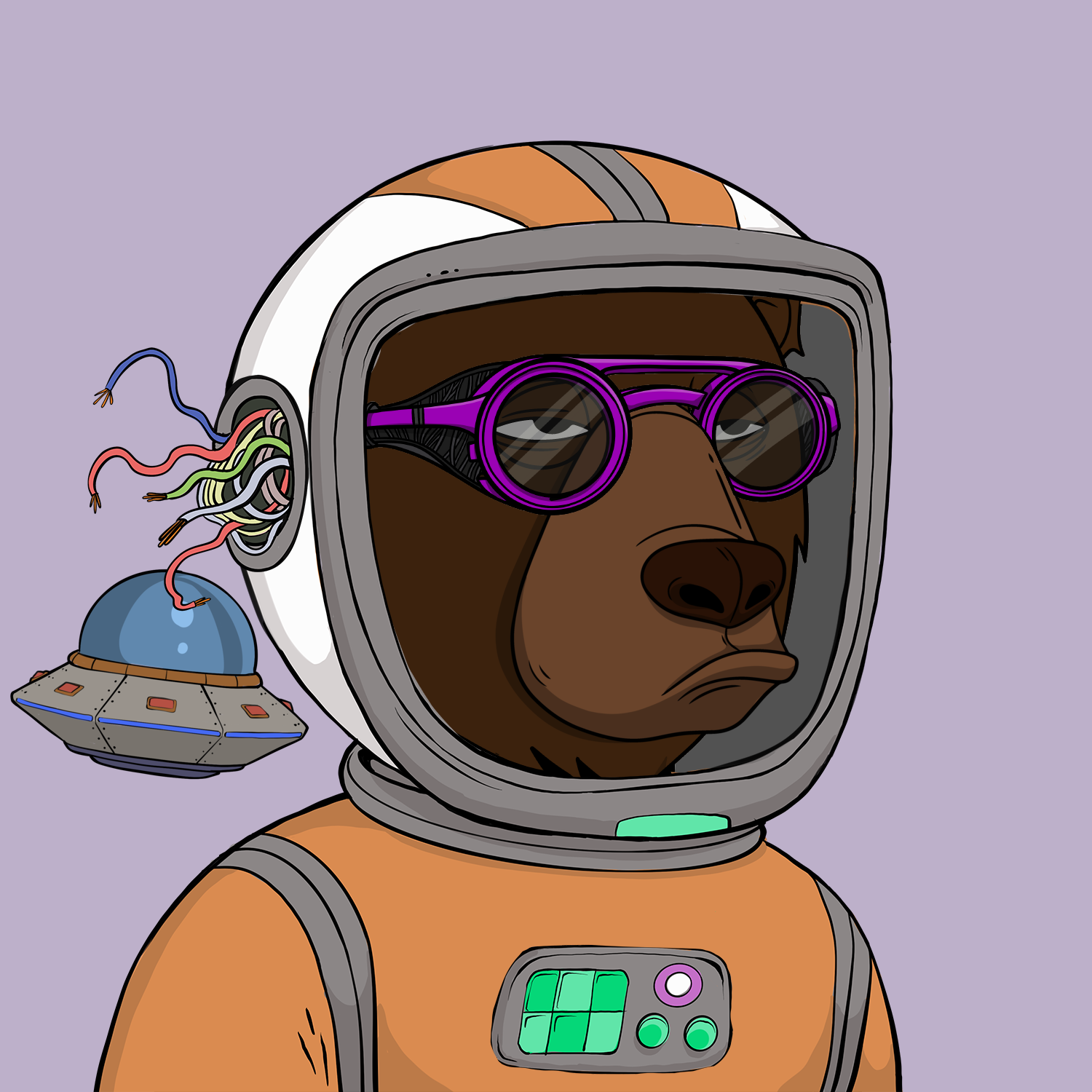 Okay Space Bear #1725