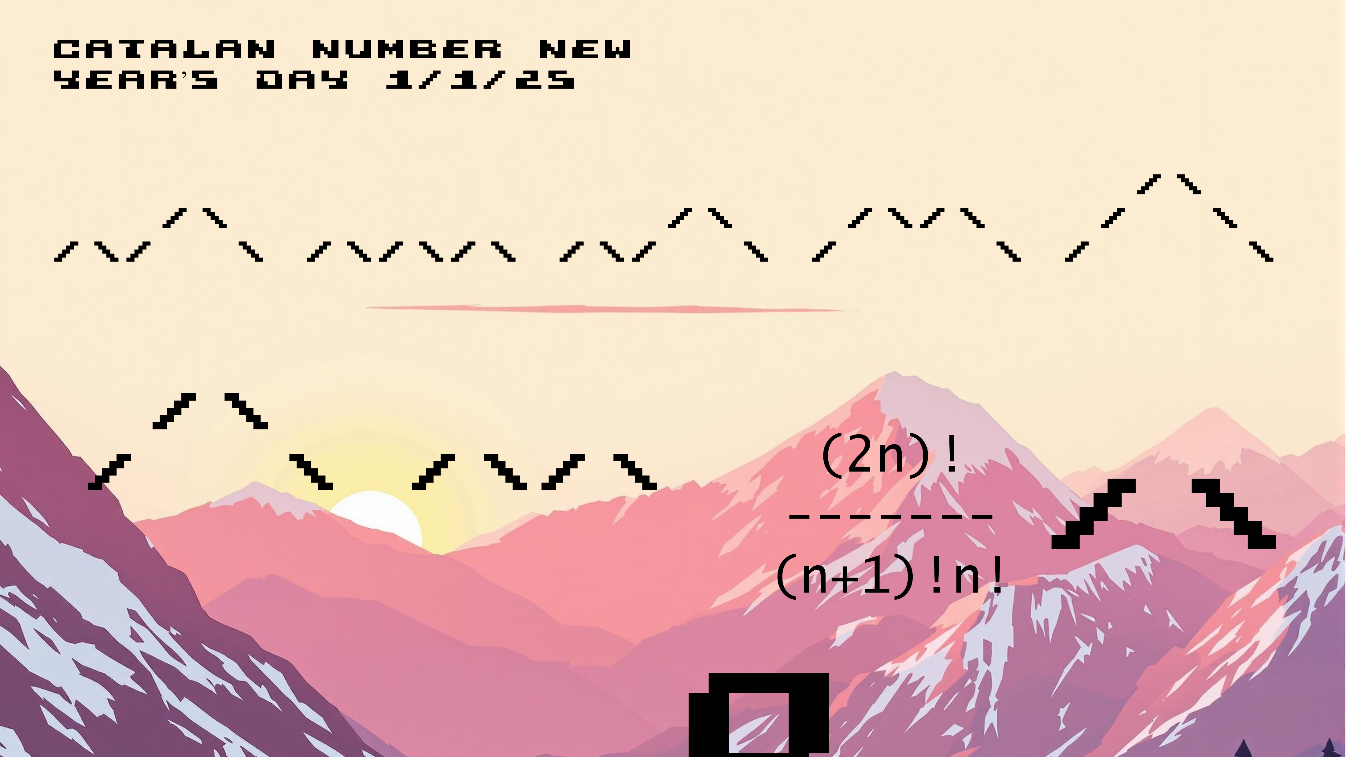 Catalan Number New Year's Day 