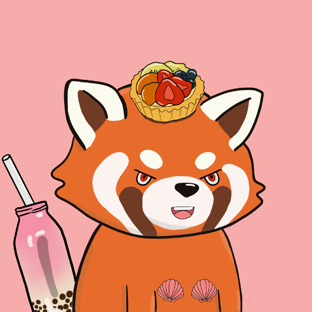 Okay Red Panda #7136