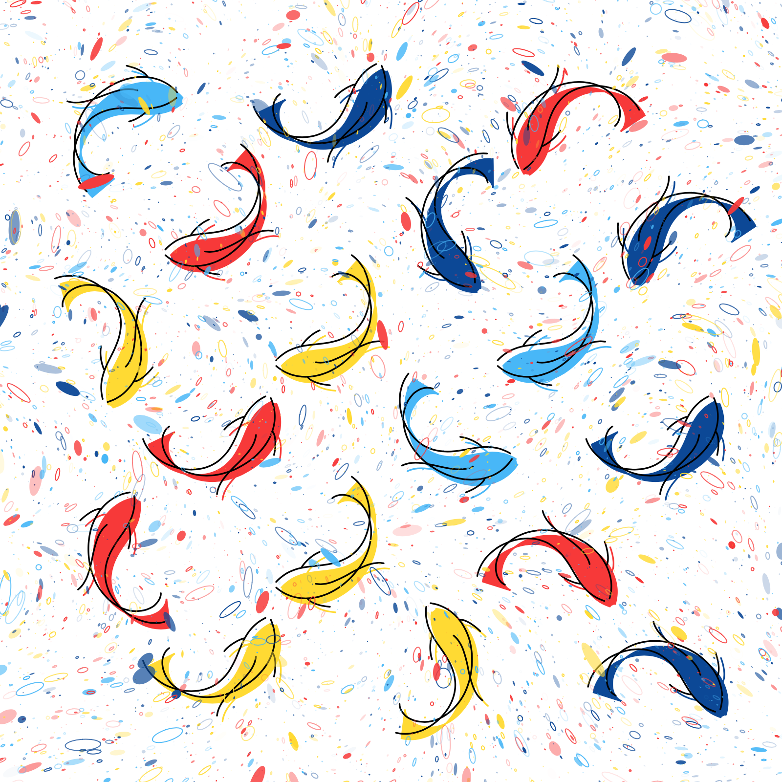 Colored Carp #9815