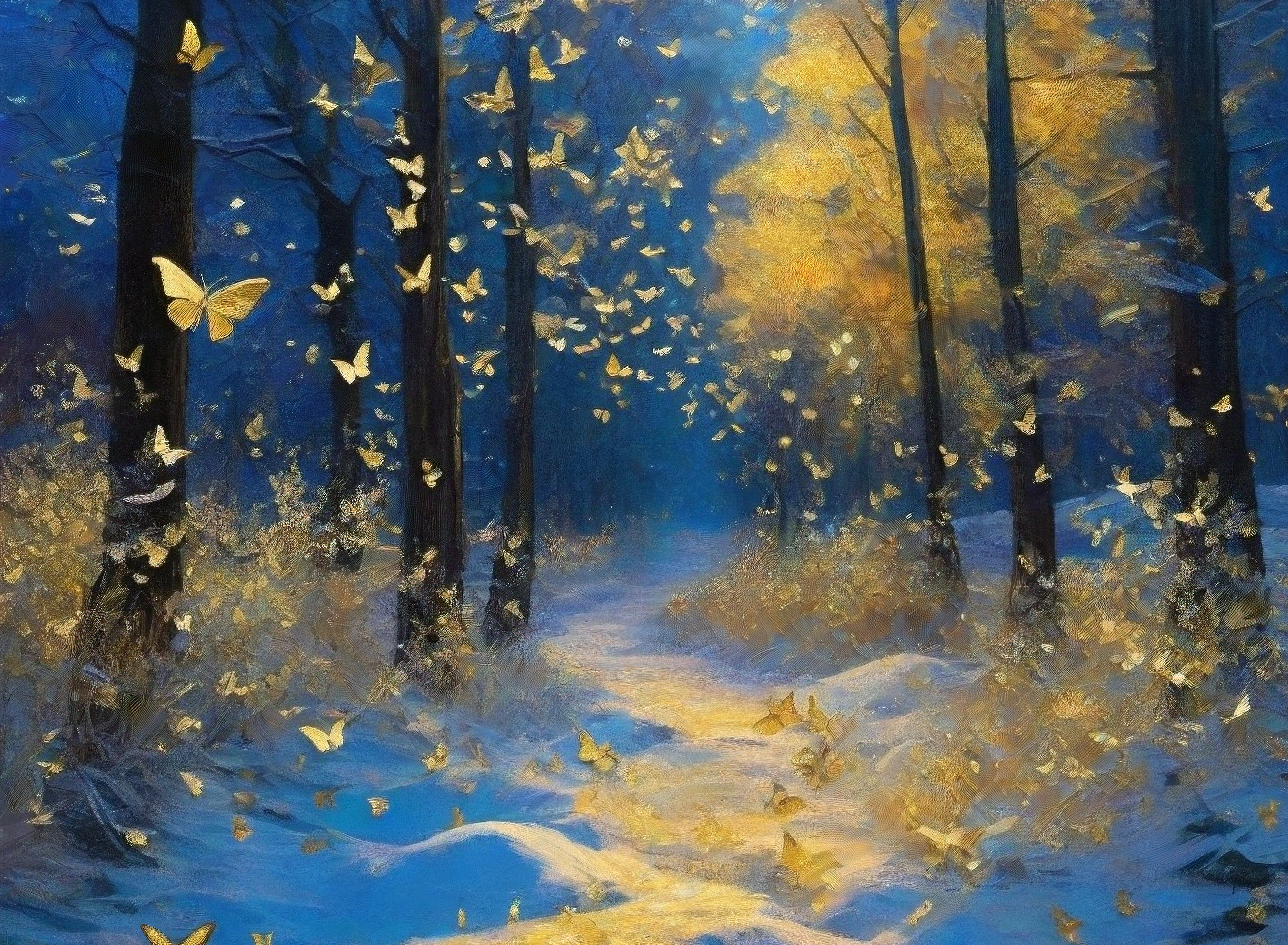 Frosted Reveries in Yellow