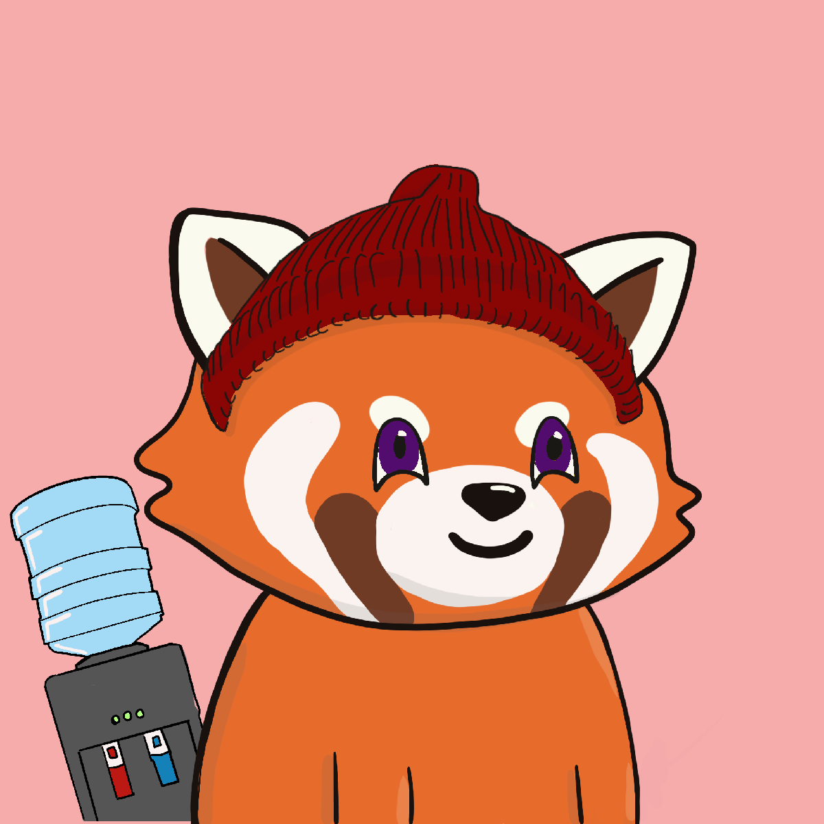 Okay Red Panda #6746