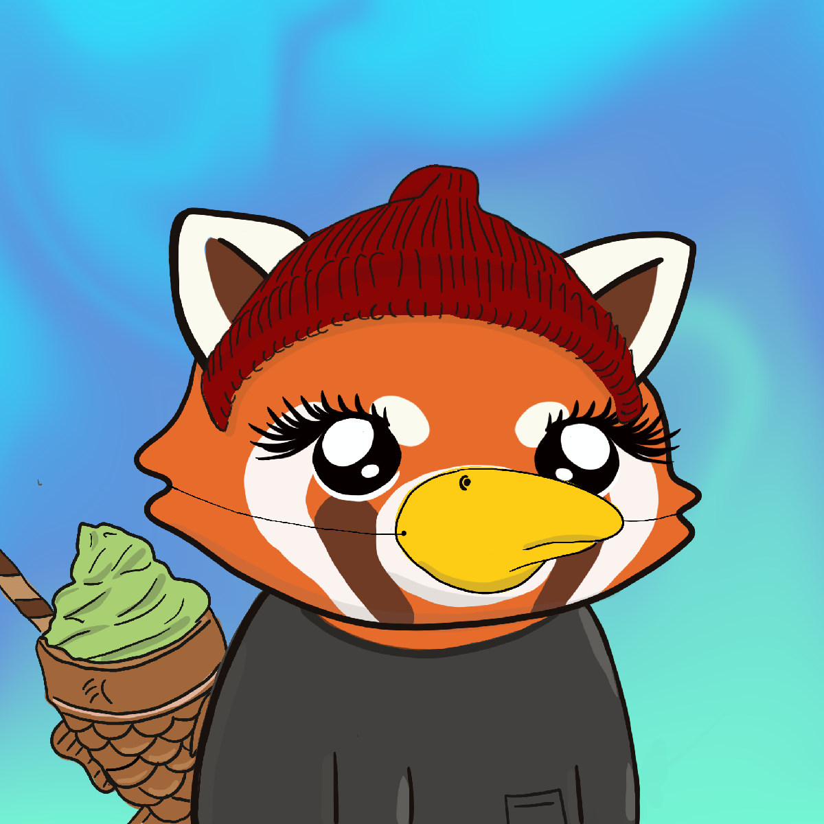 Okay Red Panda #7140