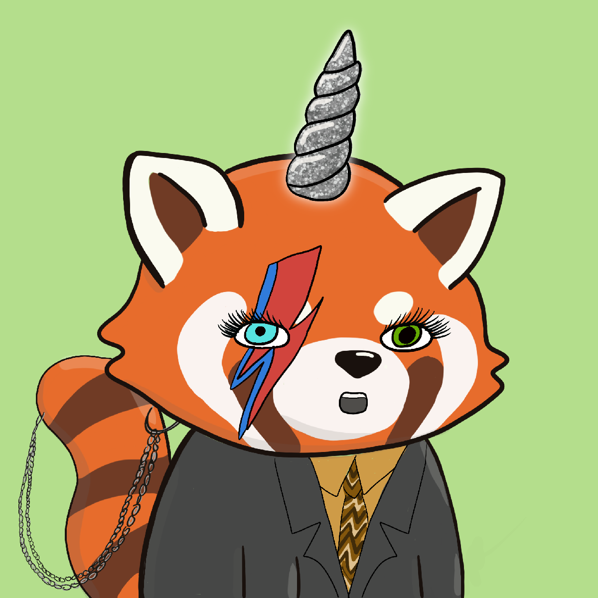 Okay Red Panda #6661